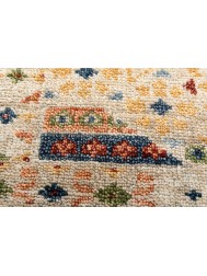 Cream Mamluke Rug - Thumbnail - 5