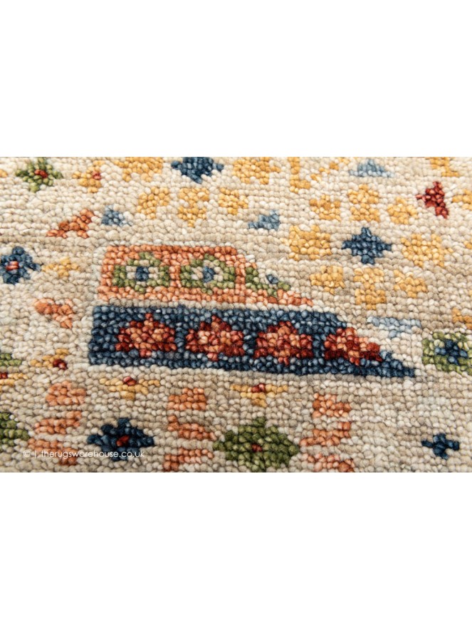 Cream Mamluke Rug - 5