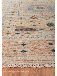 Cream Mamluke Rug - Thumbnail - 7