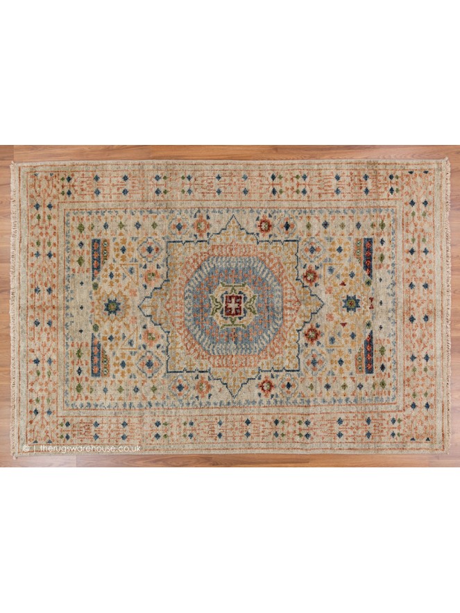 Cream Mamluke Rug - 9