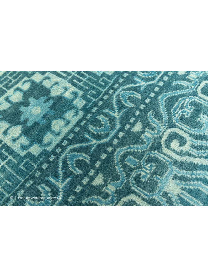 Fine Aqua Rug - 6