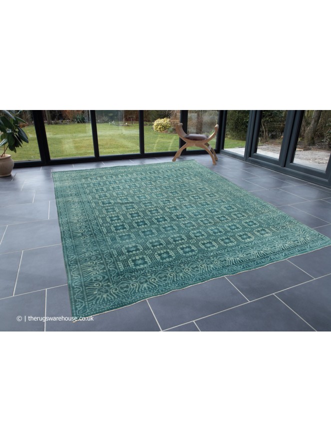 Fine Aqua Rug - 2