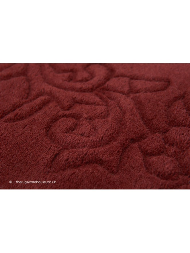 Royale Aubusson Rose Oval Rug - 4