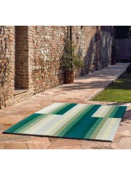 Altea Vertical Stripes Green Rug - Thumbnail - 2