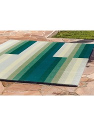 Altea Vertical Stripes Green Rug - Thumbnail - 3