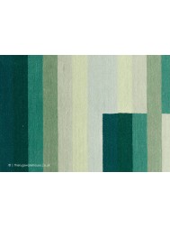 Altea Vertical Stripes Green Rug - Thumbnail - 4