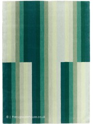 Altea Vertical Stripes Green Rug - Thumbnail - 5