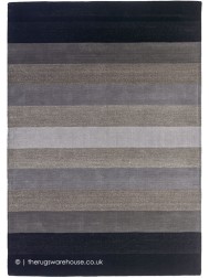 Altea Wide Stripes Grey Rug - Thumbnail - 5