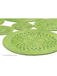 Alyssa Twist Lime Rug - Thumbnail - 3