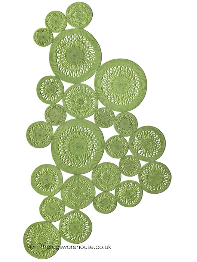 Alyssa Twist Lime Rug - 5