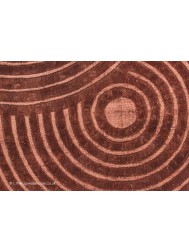 Zen Rust Round Rug - Thumbnail - 4