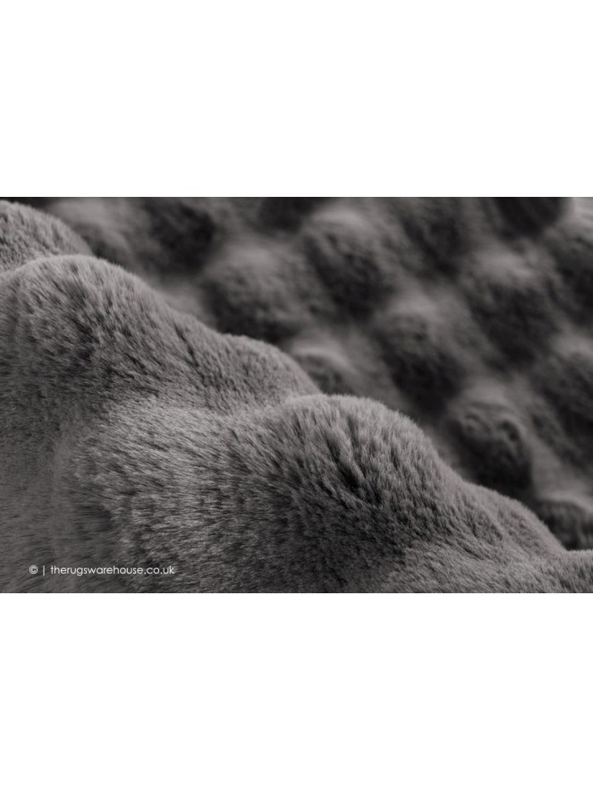 Foam Fur Graphite Rug - 3