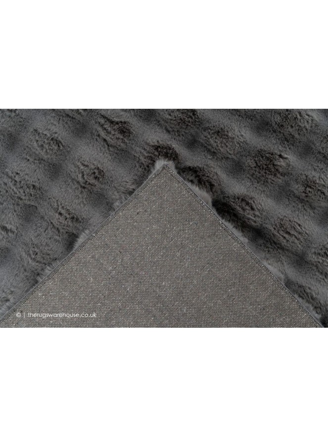 Foam Fur Graphite Rug - 4