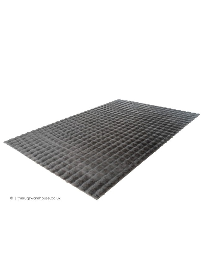 Foam Fur Graphite Rug - 5