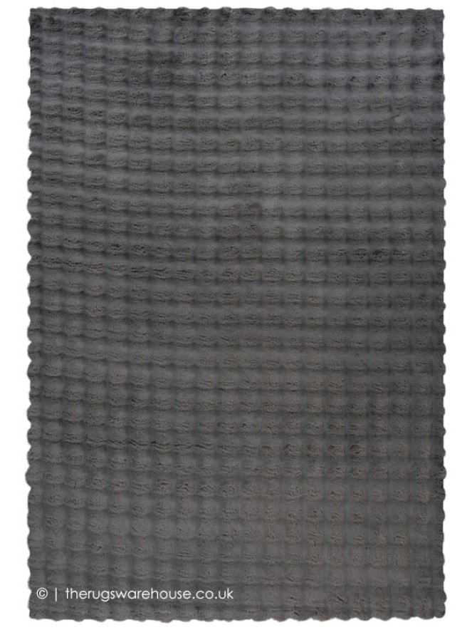 Foam Fur Graphite Rug - 6