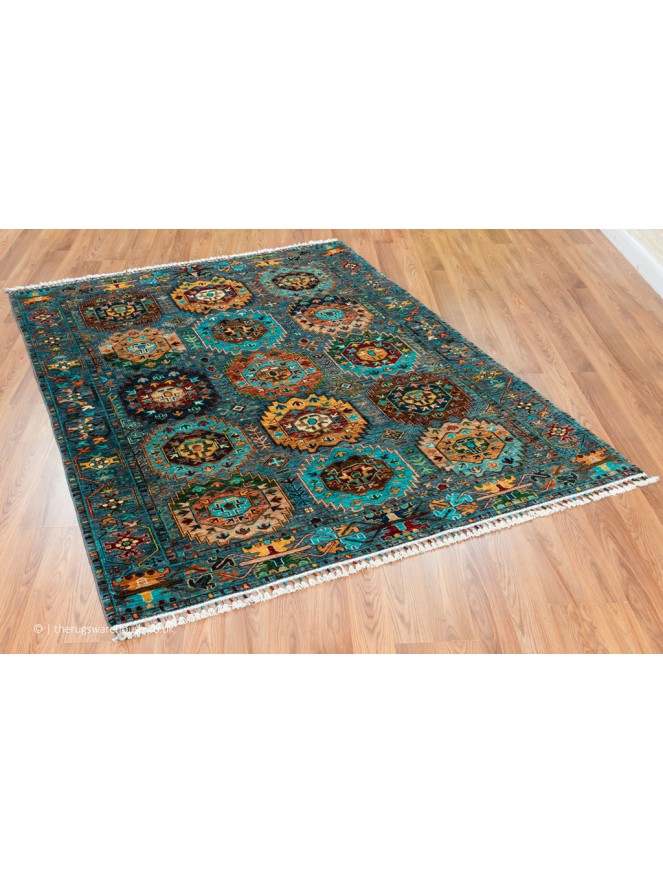 Fine Afghan 692 Rug - 8