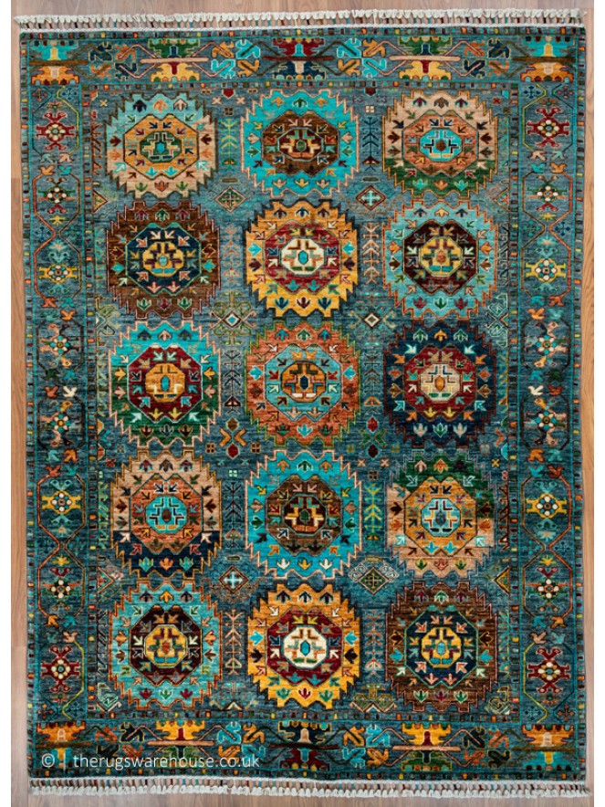 Fine Afghan 692 Rug - 10