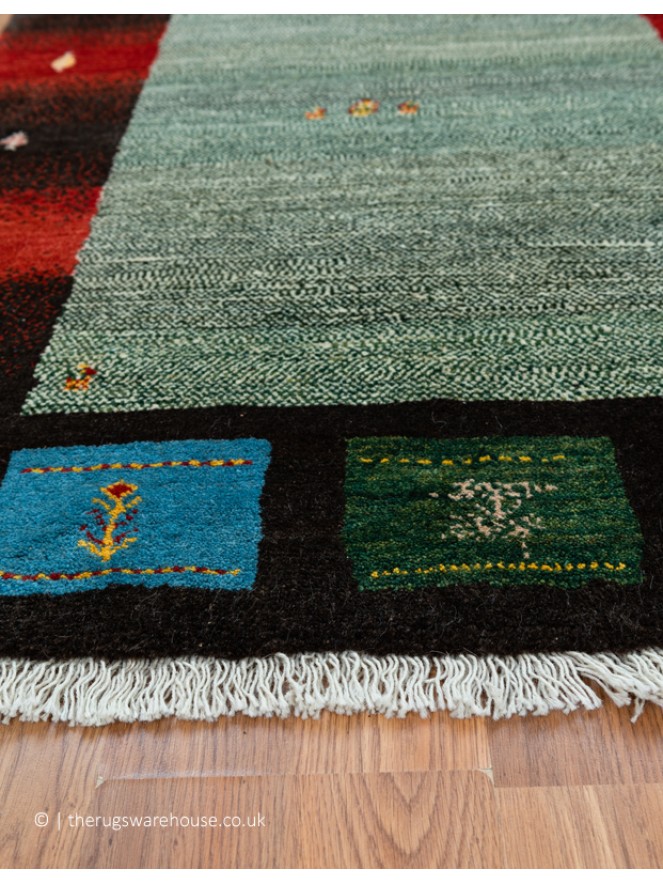 Gabbeh Borders Multi Rug - 3