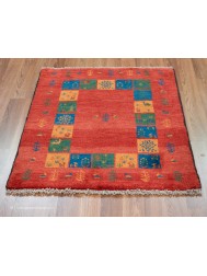 Gabbeh Borders Red Rug - Thumbnail - 2