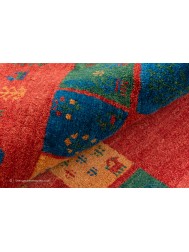 Gabbeh Borders Red Rug - Thumbnail - 4