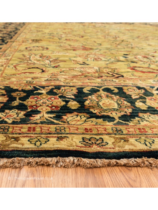 Agra Gold Green Rug - 4