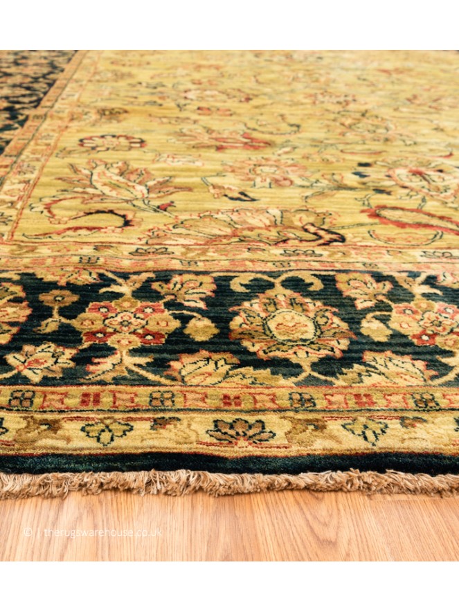 Agra Gold Green Rug - 9