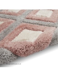 Maroa Grey Pink Rug - Thumbnail - 4