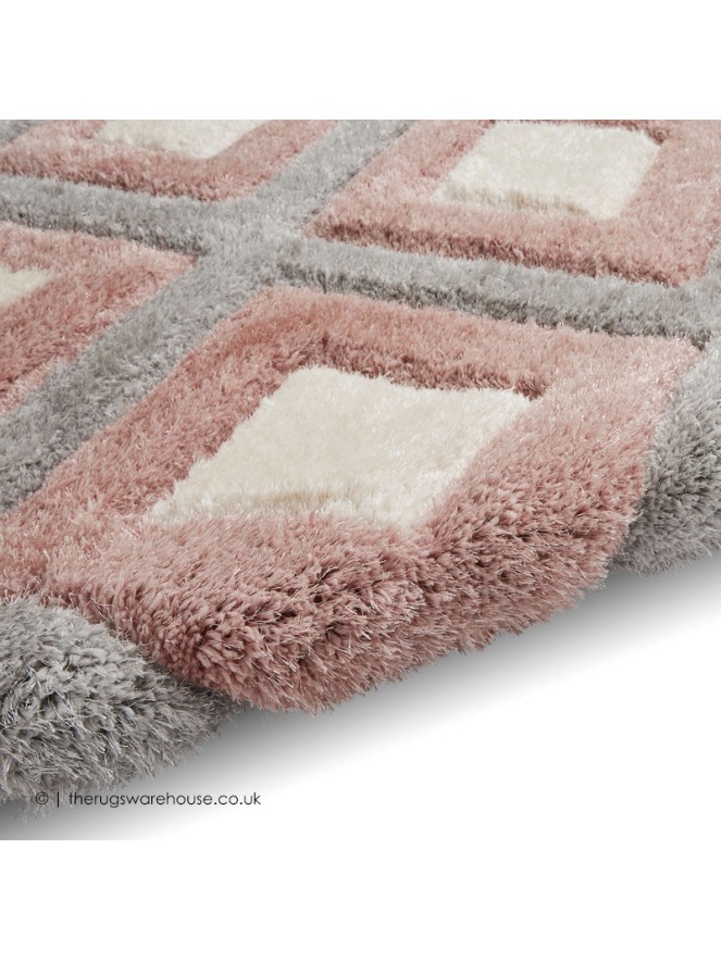 Maroa Grey Pink Rug - 4