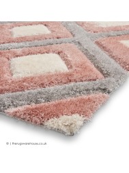 Maroa Grey Pink Rug - Thumbnail - 5