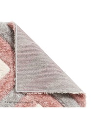 Maroa Grey Pink Rug - Thumbnail - 8