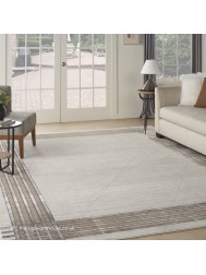 Lustrio Ivory Silver Rug - Thumbnail - 2