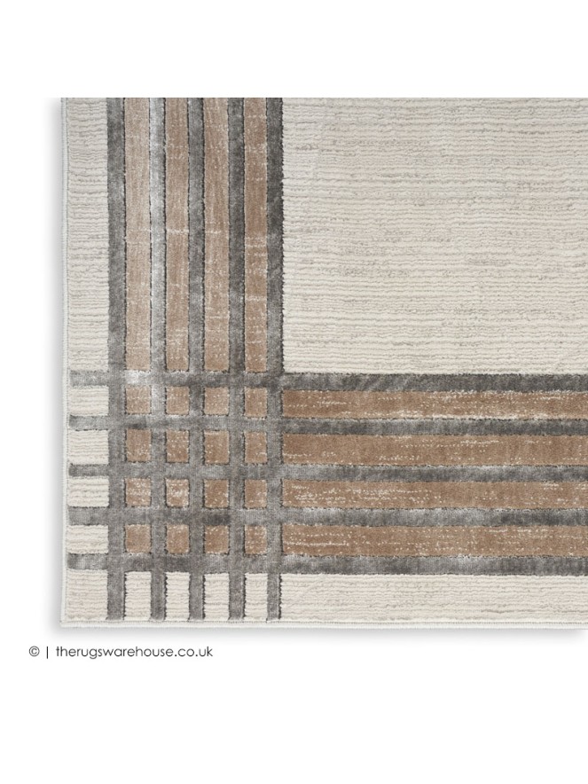 Lustrio Ivory Silver Rug - 7