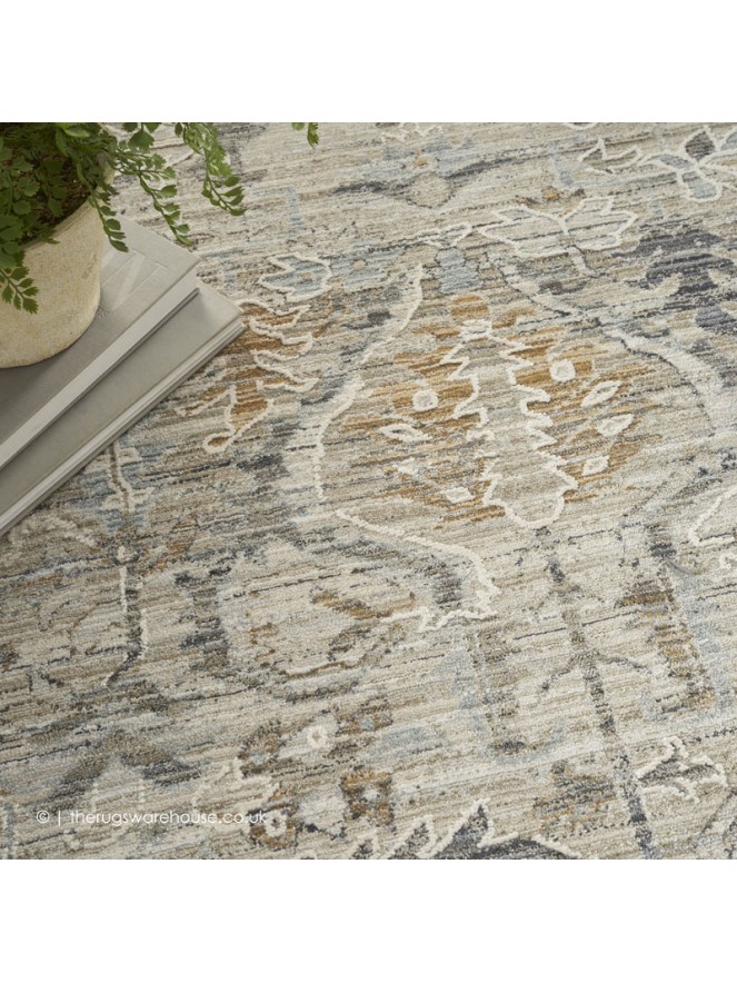 Sorayat Taupe Circle Rug - 3