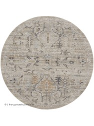 Sorayat Taupe Circle Rug - Thumbnail - 6