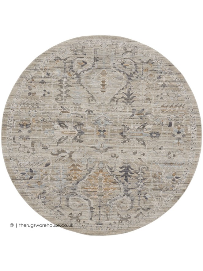 Sorayat Taupe Circle Rug - 6