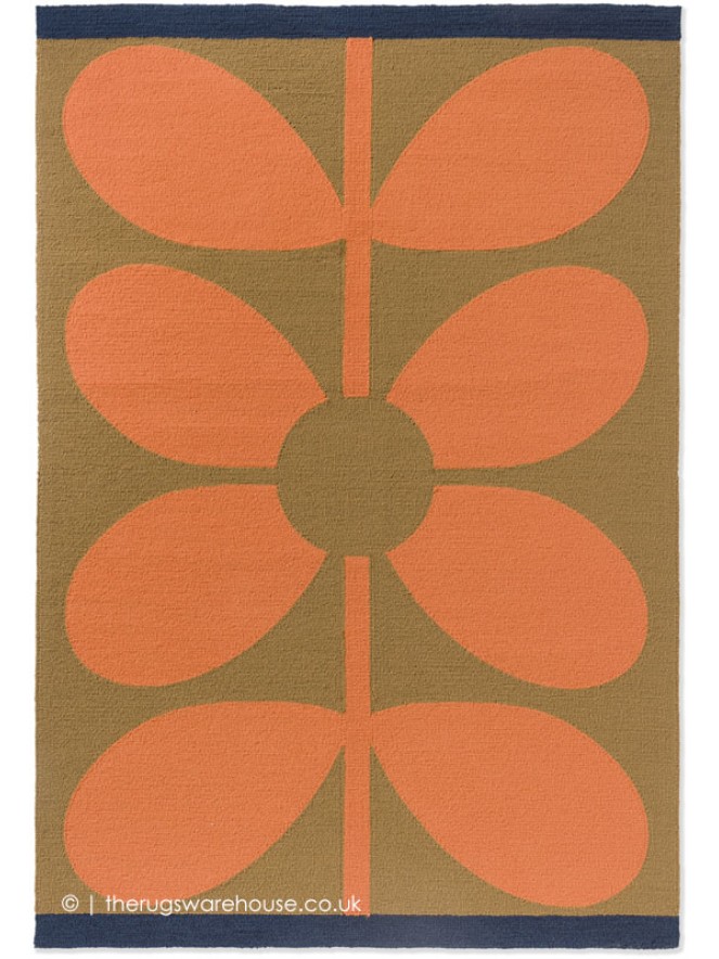 Sixties Stem Tomato Rug - 9