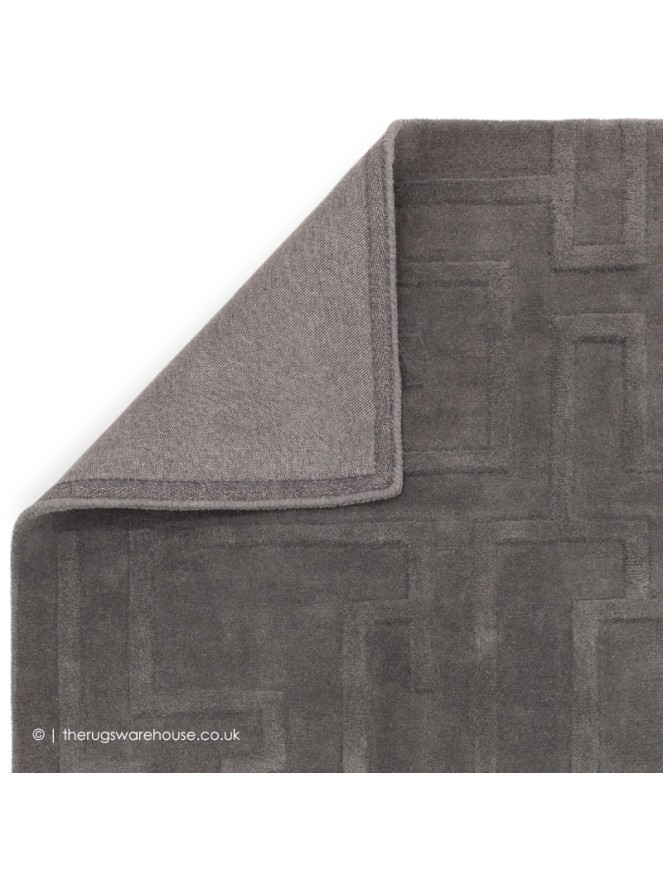 Maze Charcoal Rug - 5