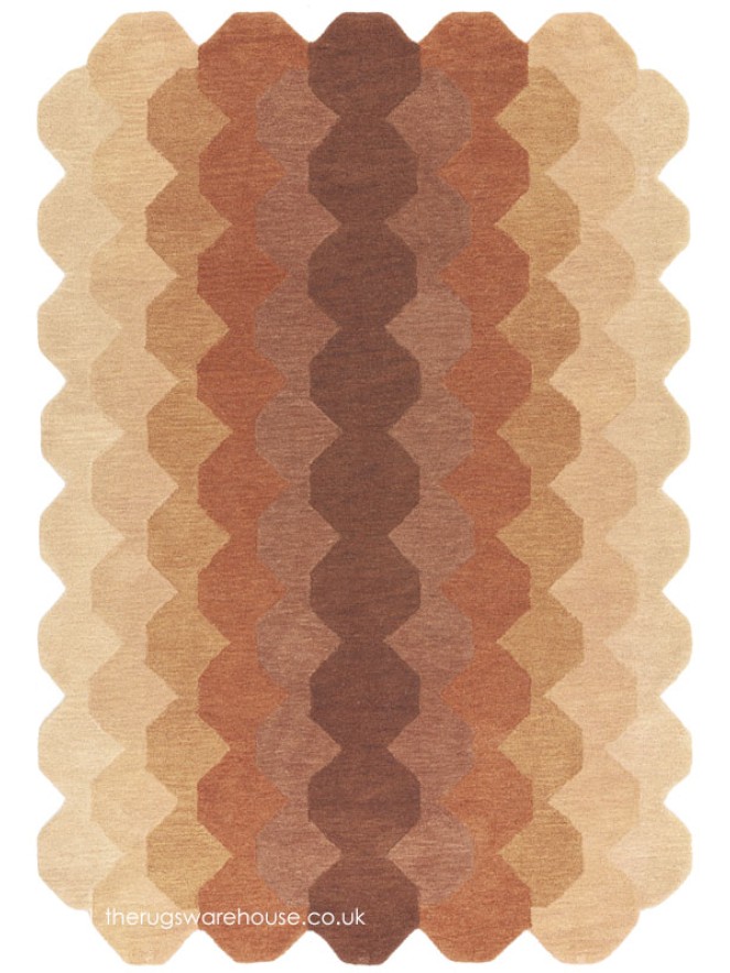 Hive Rust Rug - 7