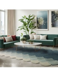 Hive Teal Rug - Thumbnail - 2