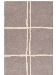 Albany Grid Silver Rug - Thumbnail - 4