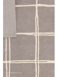 Albany Grid Silver Rug - Thumbnail - 5