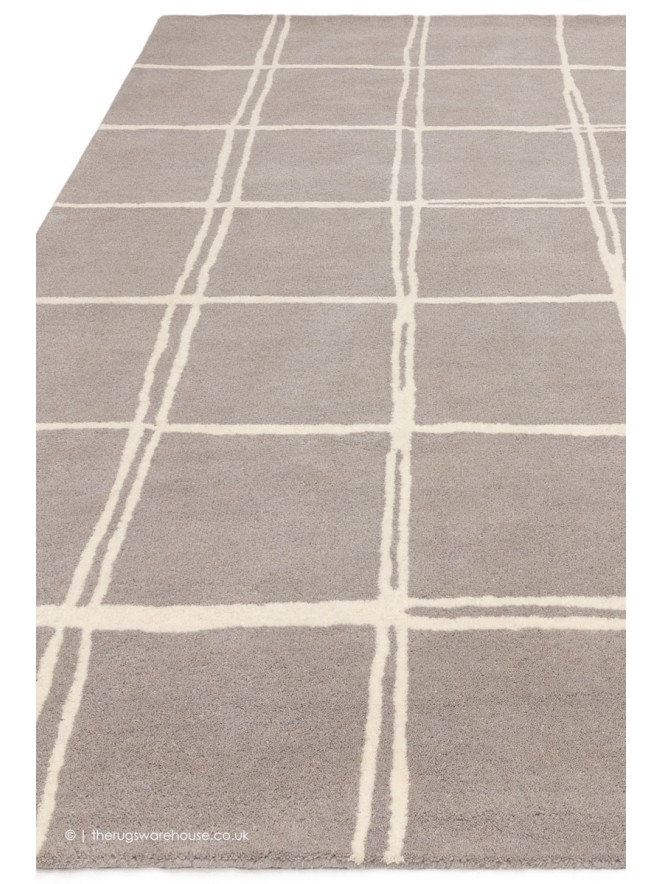 Albany Grid Silver Rug - 6