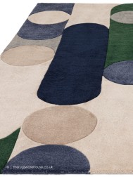 Romy Morse Blue Rug - Thumbnail - 6