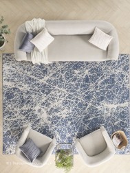 Exhale Navy Ivory Rug - Thumbnail - 4