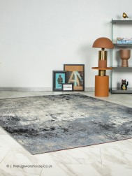 Summer Abstract Silver Rug - Thumbnail - 2