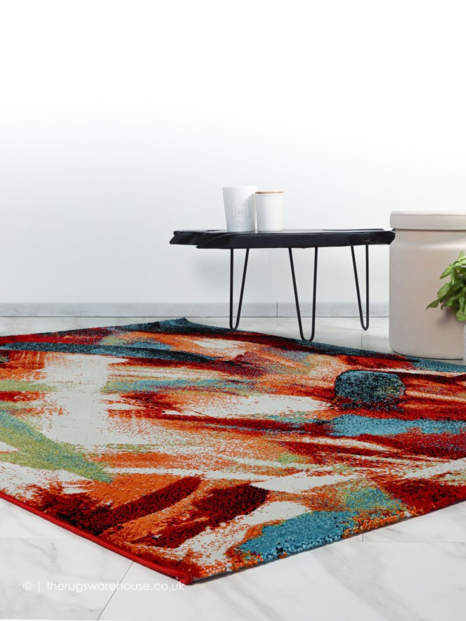 Paint Spray Rug - 2