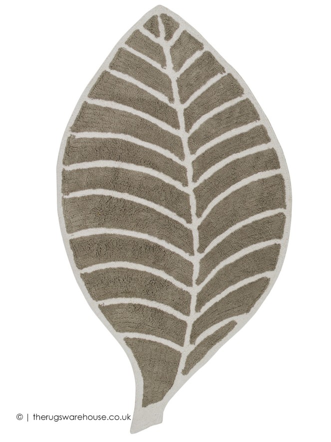 Leaf Beige Rug - 2