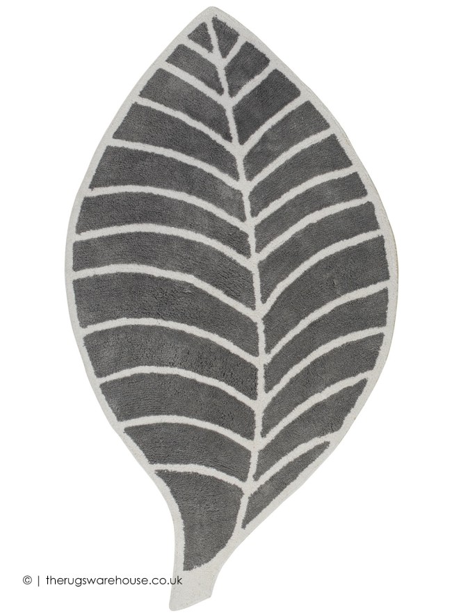 Leaf Grey Rug - 2