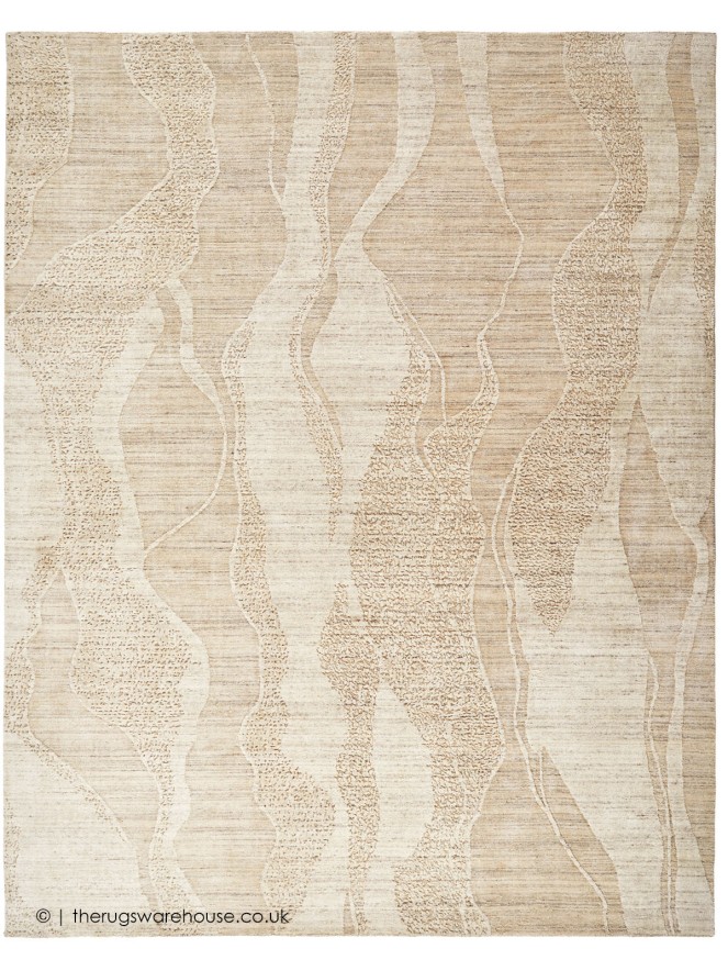 Dune Waves Beige Rug - 7