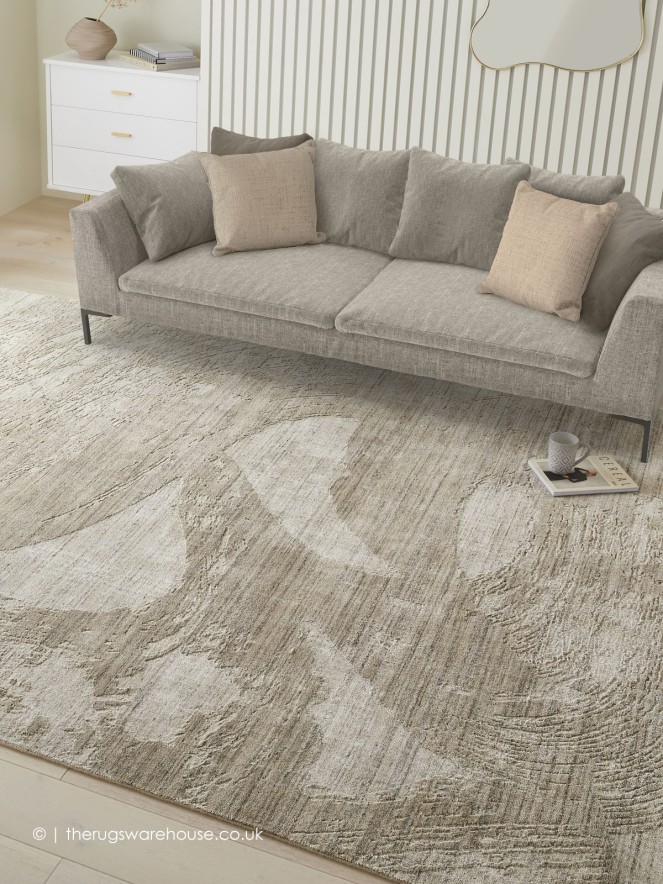 Dune Abstract Beige Rug - 2